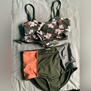 2 piece swim suit